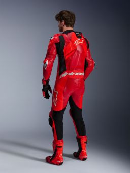 Jednodielna kombinéza GP PLUS V4 SPRINT, TECH-AIR kompatibilný, ALPINESTARS (červená fluo/červená/bílá/černá) 2026