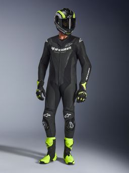 Jednodielna kombinéza GP FORCE V2, ALPINESTARS (černá/bílá) 2026