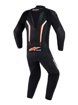 Jednodielna kombinéza GP FORCE V2, ALPINESTARS (černá/bílá/červená fluo) 2026