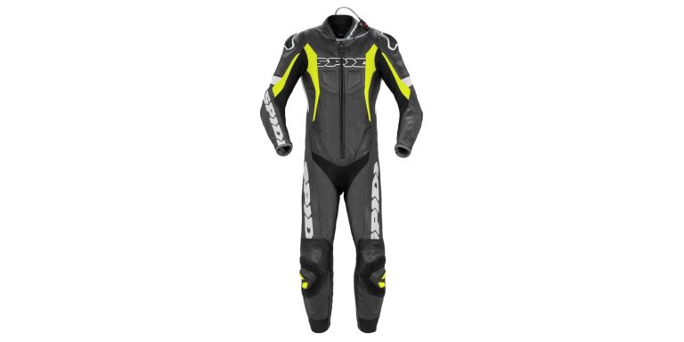 Jednodielna kombinéza Šport WARRIOR PERFORATED pre, SPIDI (černá/žlutá fluo/bílá)