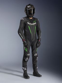 Jednodielna kombinéza GP FORCE V2, ALPINESTARS (černá/zelená) 2026