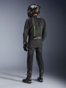 Jednodielna kombinéza GP FORCE V2, ALPINESTARS (černá/zelená) 2026