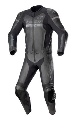 Dvojdielna kombinéza GP FORCE CHASER, TECH-AIR 5 kompatibilný, ALPINESTARS (černá/černá)
