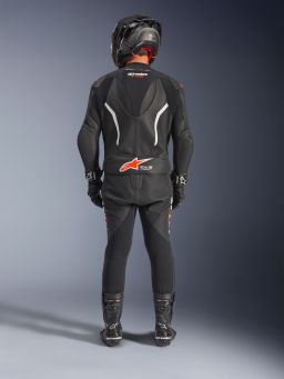 Dvojdielna kombinéza GP FORCE V2, ALPINESTARS (černá/bílá/červená fluo) 2026