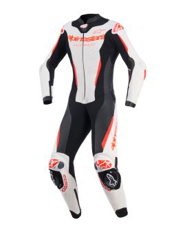 Jednodielna kombinéza STELLA GP-R7, ALPINESTARS, dámske (bílá/červená fluo/černá) 2026
