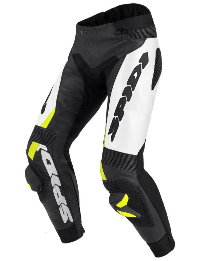 Nohavice RR pre WARRIOR, SPIDI (černé/bílé/žluté fluo)