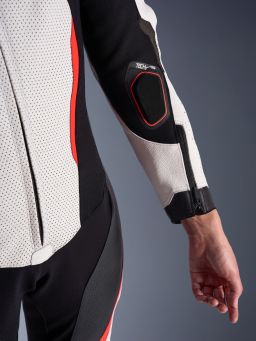 Jednodielna kombinéza STELLA GP-R7, ALPINESTARS, dámske (bílá/červená fluo/černá) 2026