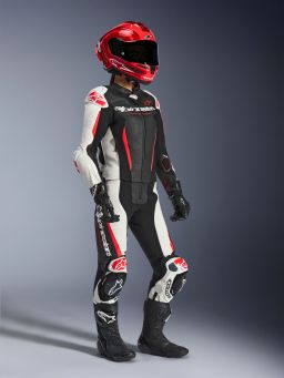 Dvojdielna kombinéza STELLA GP-R7, ALPINESTARS, dámske (černá/bílá/červená fluo) 2026
