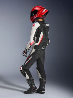 Dvojdielna kombinéza STELLA GP-R7, ALPINESTARS, dámske (černá/bílá/červená fluo) 2026