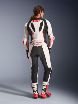 Jednodielna kombinéza STELLA GP-R7, ALPINESTARS, dámske (bílá/červená fluo/černá) 2026