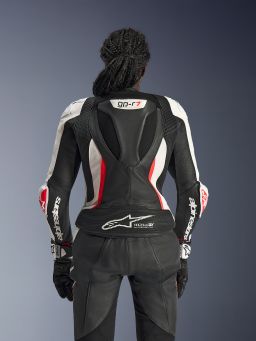 Dvojdielna kombinéza STELLA GP-R7, ALPINESTARS, dámske (černá/bílá/červená fluo) 2026