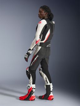 Dvojdielna kombinéza STELLA GP-R7, ALPINESTARS, dámske (černá/bílá/červená fluo) 2026