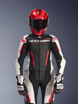 Dvojdielna kombinéza STELLA GP-R7, ALPINESTARS, dámske (černá/bílá/červená fluo) 2026
