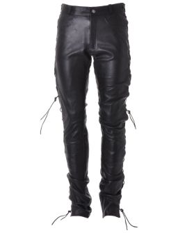 Nohavice kožené šnurovacie, ROLEFF, pánske