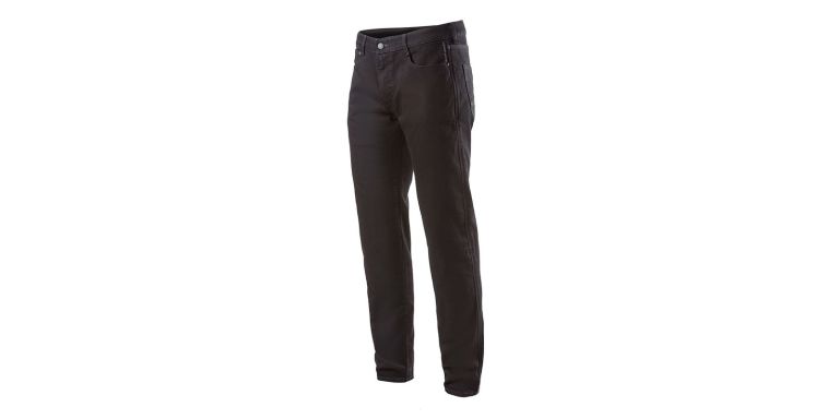 PREDĹŽENÉ nohavice COPPER 2 DENIM, ALPINESTARS (čierna)