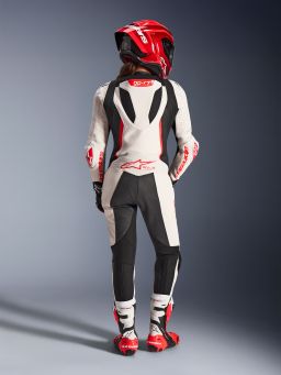 Jednodielna kombinéza STELLA GP-R7, ALPINESTARS, dámske (bílá/červená fluo/černá) 2026
