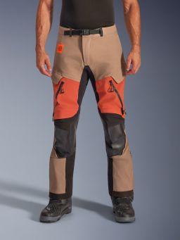 Nohavice HALO pre DRYSTAR XF, ALPINESTARS (svetle hnědá/tmavě oranžová/černá) 2026
