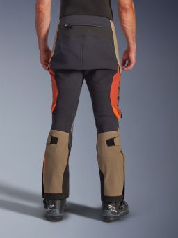 Nohavice HALO pre DRYSTAR XF, ALPINESTARS (svetle hnědá/tmavě oranžová/černá) 2026