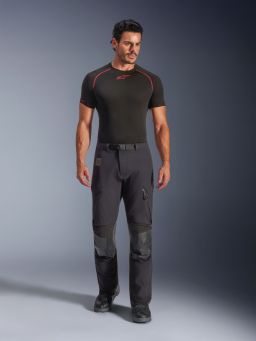 Nohavice HALO pre DRYSTAR XF, ALPINESTARS (černé/tmavě šedé/červené) 2026