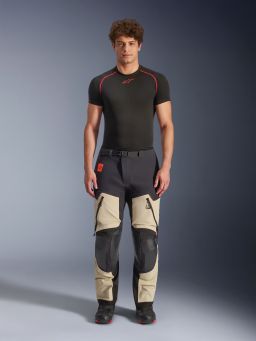 Nohavice HALO pre DRYSTAR XF, ALPINESTARS (krémové/černé/červené) 2026