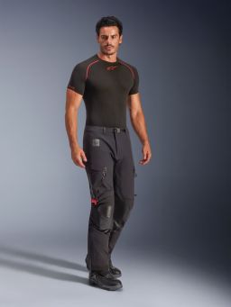 Nohavice HALO pre DRYSTAR XF, ALPINESTARS (černé/tmavě šedé/červené) 2026