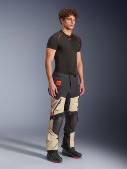 Nohavice HALO pre DRYSTAR XF, ALPINESTARS (krémové/černé/červené) 2026