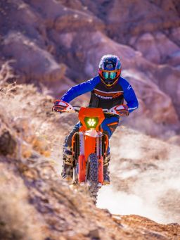 Nohavice MAXDURA DUAL, ALPINESTARS (modrá/tmavě šedá/oranžová) 2026