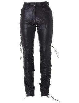 Nohavice kožené šnurovacie, ROLEFF, dámske