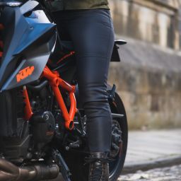 Nohavice ORIGINAL APPROVED WAXED JEGGINGS AA, OXFORD, dámske (čierne)
