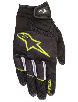 Rukavice ATOM, ALPINESTARS (černé/žluté fluo)