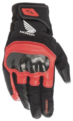 Rukavice SMX Z DRYSTAR HONDA kolekce, ALPINESTARS (černá/červená) 2026