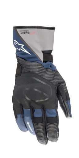 Rukavice ANDES DRYSTAR, ALPINESTARS (tmavo modré/černé/šedé)