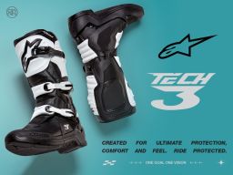 Topánky TECH 3, ALPINESTARS (černé/bílé) 2026
