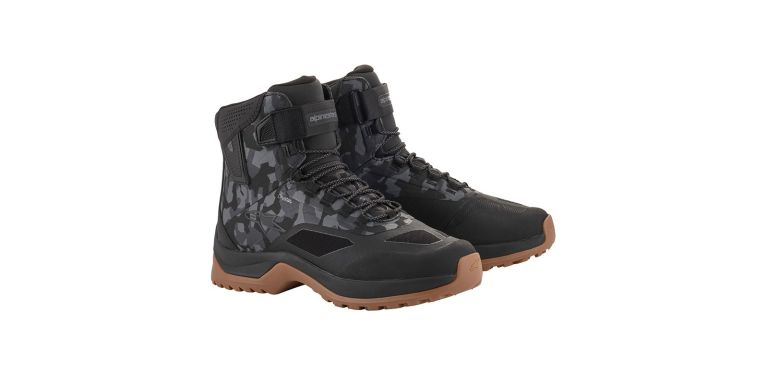 Topánky CR-6 DRYSTAR, ALPINESTARS (černá/šedá maskáčová)