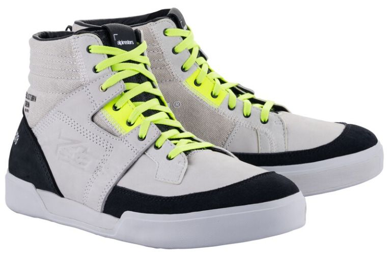 Topánky AKIO kolekce DIESEL JEANS, ALPINESTARS (šedá/žlutá fluo/černá)