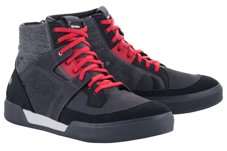 Topánky AKIO kolekce DIESEL JEANS, ALPINESTARS (černá/šedá/červená)