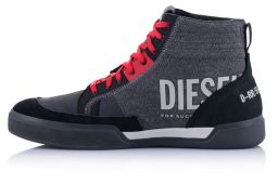 Topánky AKIO kolekce DIESEL JEANS, ALPINESTARS (černá/šedá/červená)