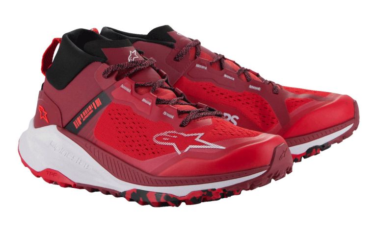 Topánky META XR 2, ALPINESTARS (černá/světle červená/tmavě červená/bílá) 2026