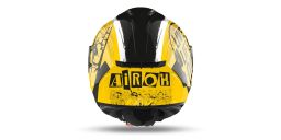Prilba SPARK "ROCK'N'ROLL", AIROH (černá/žlutá) 2021