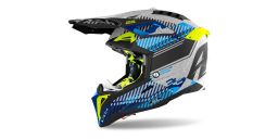 Prilba AVIATOR 3.0 Wave, AIROH (stříbrná/chrom) 2022