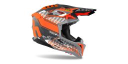 Prilba AVIATOR 3.0 Wave, AIROH (oranžová/chrom) 2022