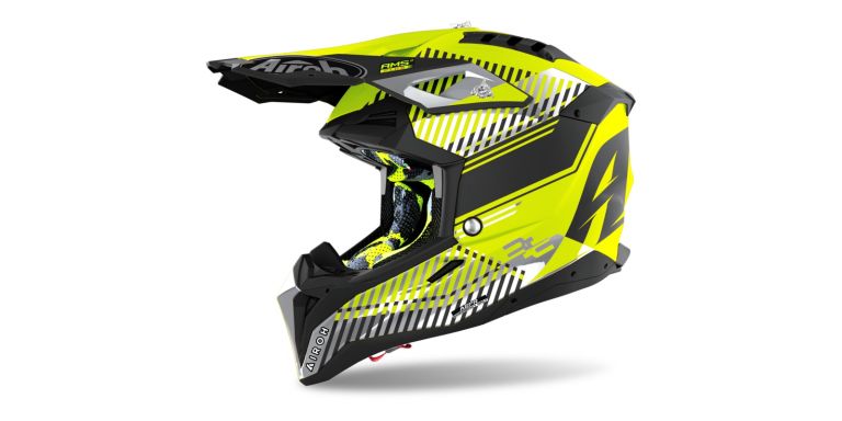 Prilba AVIATOR 3.0 Wave, AIROH (matná žltá) 2022