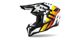 Prilba AVIATOR 3.0 Rainbow, AIROH (lesklá biela) 2022