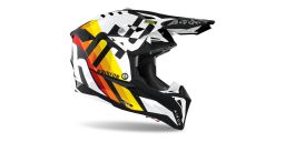 Prilba AVIATOR 3.0 Rainbow, AIROH (lesklá biela) 2022