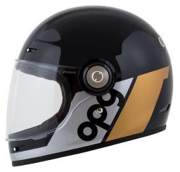 Prilba Fibre OPG, CASSIDA (černá/zlatá/stříbrná)