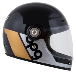 Prilba Fibre OPG, CASSIDA (černá/zlatá/stříbrná)