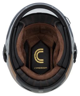 Prilba Fibre OPG, CASSIDA (černá/zlatá/stříbrná)