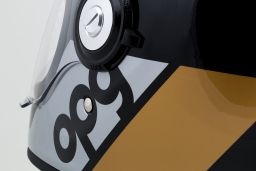 Prilba Fibre OPG, CASSIDA (černá/zlatá/stříbrná)