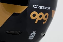 Prilba Fibre OPG, CASSIDA (černá/zlatá/stříbrná)