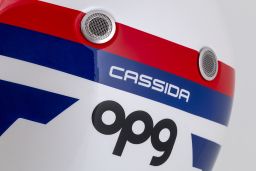 Prilba Fibre OPG, CASSIDA (bílá/modrá/červená)